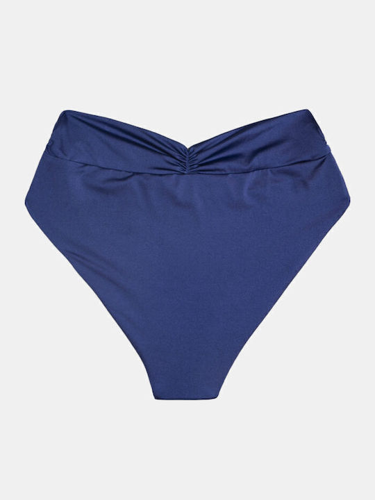 Bikini Slip High Waist Blue