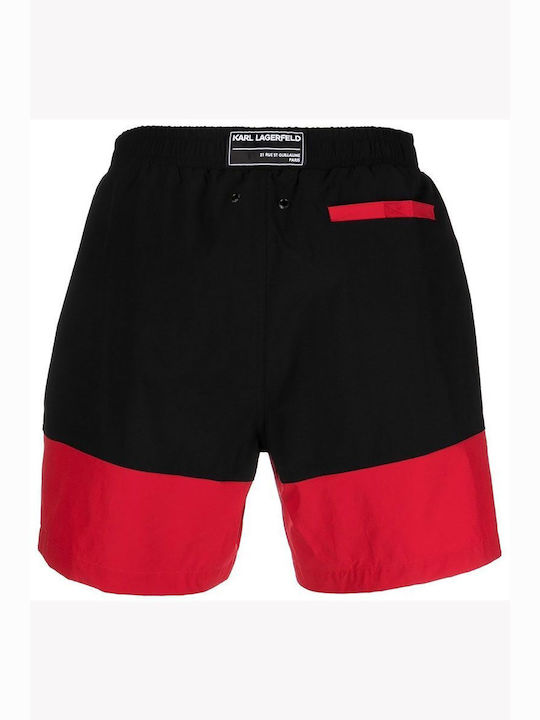 Karl Lagerfeld Men's Swimwear Shorts Black with Patterns