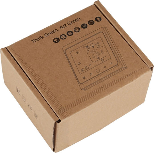 BHT-002-GBLW Smart Digital Thermostat with Touch Screen και Wi-Fi