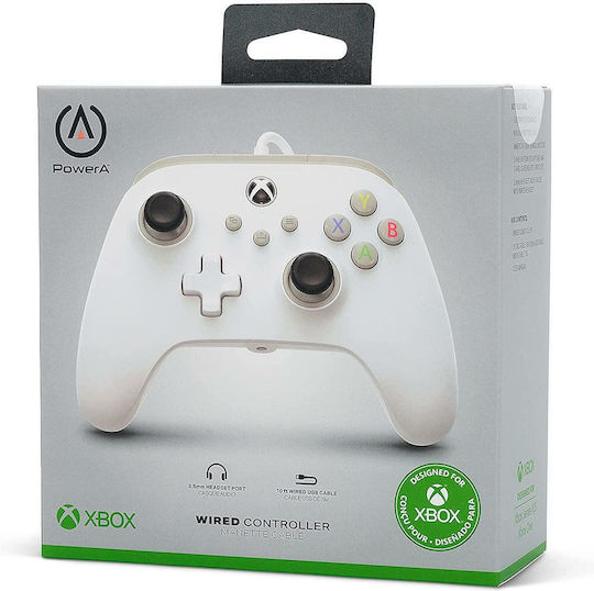 PowerA Enhanced Wired Gamepad for Xbox Series White