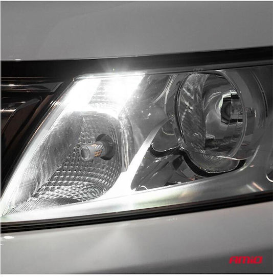 AMiO Lamps Car T10 / W5W Canbus LED 5600K Cold White 12-24V 2.2W 2pcs