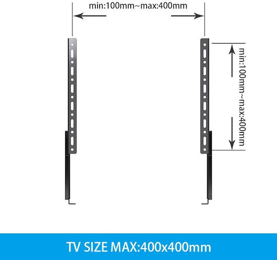 Axred Doppio AX-11969 Fernsehhalterung Boden bis 60" und 35kg