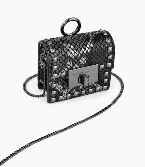 iDeal Of Sweden Statement Mini Bag Silvery Snake (Apple AirPods)