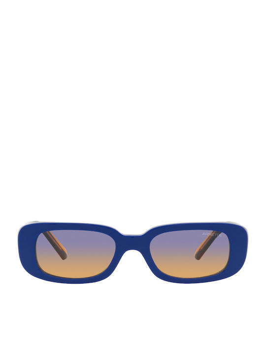 Arnette Litty Unisex Γυαλιά Ηλίου με Μπλε Κοκκάλινο Σκελετό και Πορτοκαλί Ντεγκραντέ Φακό AN4317 12392H