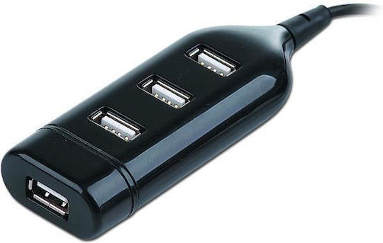 Gembird USB 2.0 Hub 4 Porturi cu conexiune USB-A