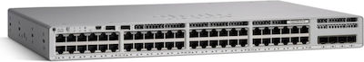 Cisco Catalyst C9200L-48T-4X-E Verwaltet L3 Switch mit 48 Ports Gigabit (10Gbps) Ethernet