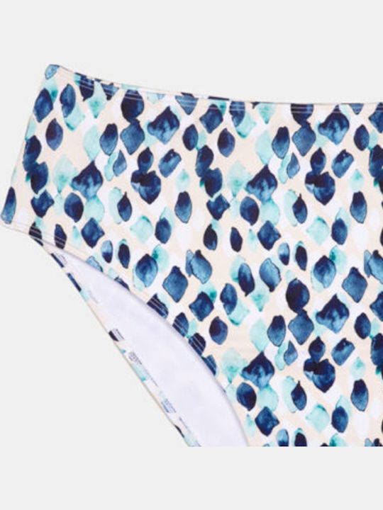 Dreams Print Bikini Slip White