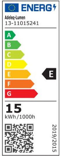 Adeleq LED Bulb 15W for Socket GU10 and Shape AR111 Natural White 1500lm
