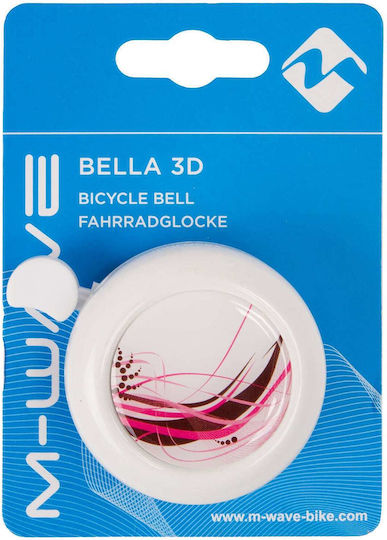 M-Wave Clopot de bicicletă pentru copii Alb