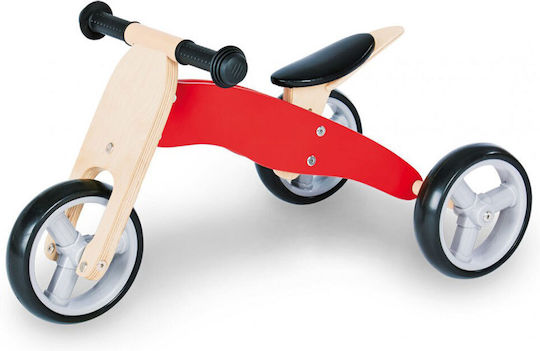 Zenit Toys Τρίκυκλο Ποδήλατο με Χειρολαβή Γονέα για 12 Μηνών Κόκκινο