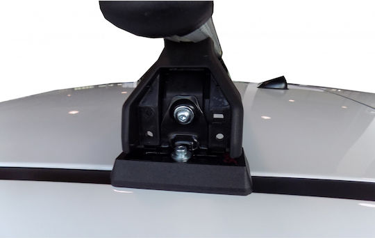 Menabo Aluminum Car Roof Bars AL1 - 3360MB 112cm for Hyundai i20 5D 2014-2020 Set with Roof Rack Legs Silver