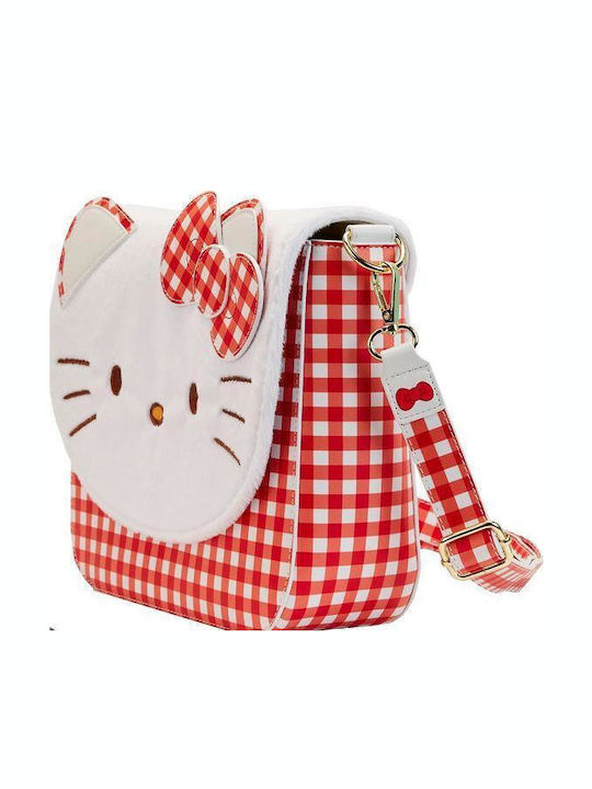 Loungefly Hello Kitty - Gingham Kids Bag Shoulder Bag Red 20.3cmx7.6cmx24.1cmcm