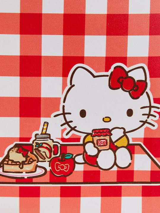 Loungefly Hello Kitty Gingham Kinder Rucksack Rucksack Bunt 21.6cmx10.6cmx28cmcm Sanrio Hello Kitty Karo-Cosplay Mini