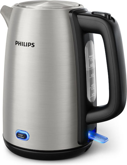 Philips Βραστήρας 1.7lt 2200W Ασημί