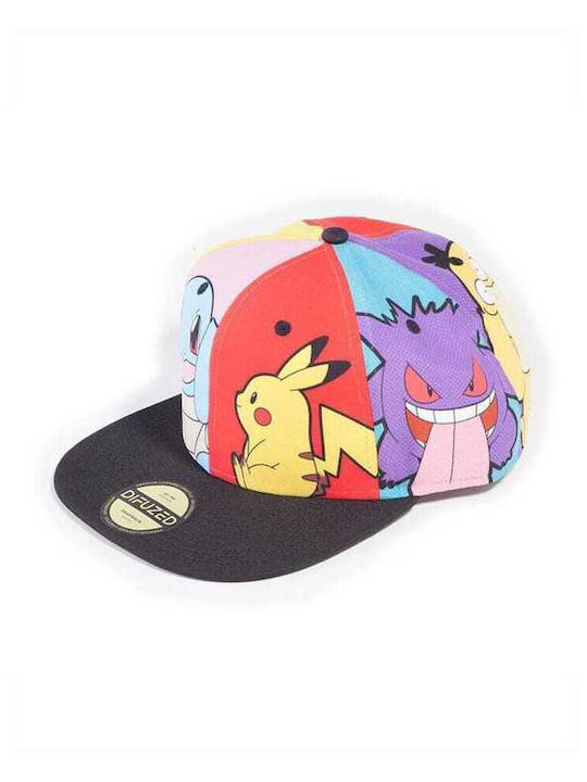 Pokemon Men's Snapback Cap Multicolour