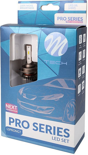 M-Tech Λάμπες Αυτοκινήτου H7 Canbus LED Κίτρινο 12V 40W 2τμχ