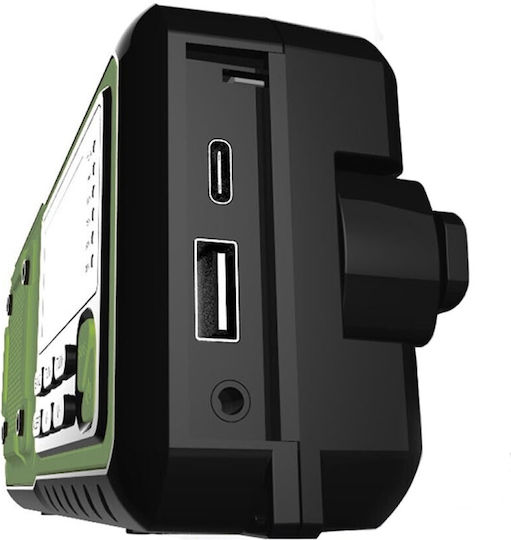 Origin Outdoors Tragbares Radio Solar mit USB Schwarz