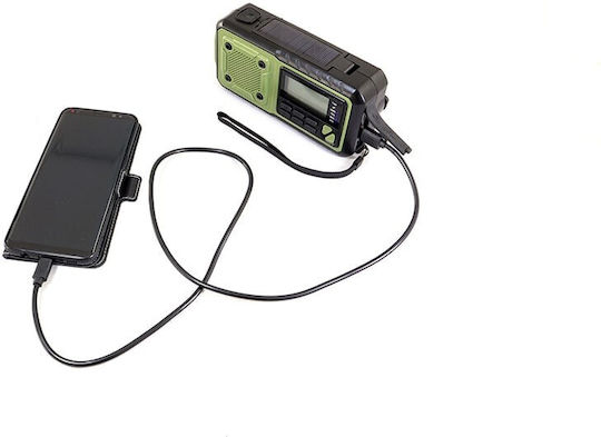 Origin Outdoors Tragbares Radio Solar mit USB Schwarz