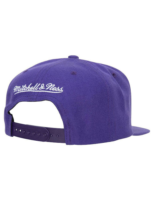 Mitchell & Ness Men's Snapback Cap Purple