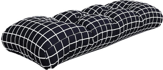 vidaXL Perne Pentru Scaune De Grădină Negru 120x40cm vidaXL Perne Pentru Scaune De Grădină Negru 120x40cm
