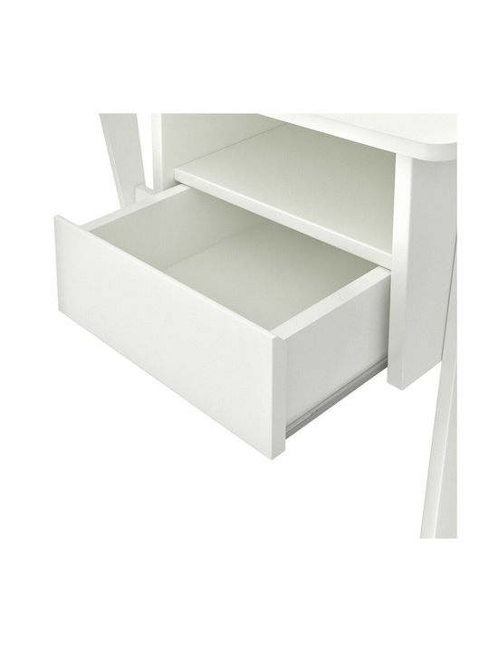Adil Παιδικό Γραφείο από Μελαμίνη Λευκό 110x55x76cm