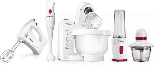 Bosch Polycopter Multi 400W cu Recipient de 800ml Roșu
