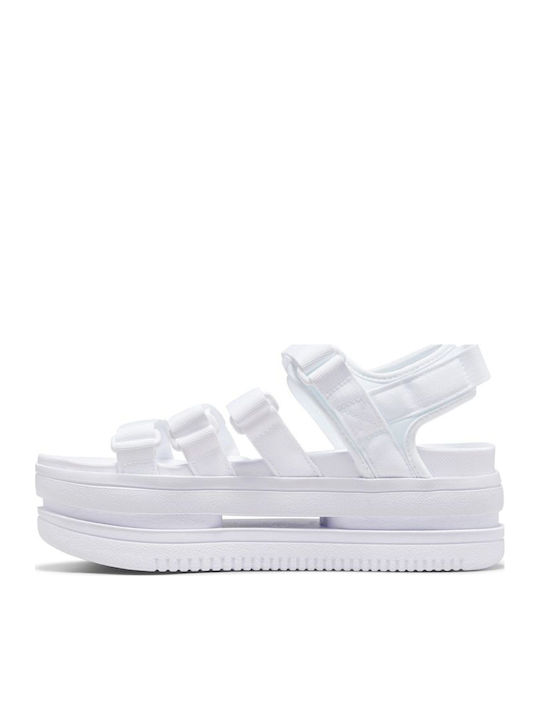 Icon Classic Дамски Сандали Flatforms Бели