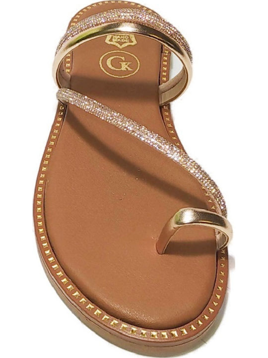 Women's Flat Sandals in Pink Color