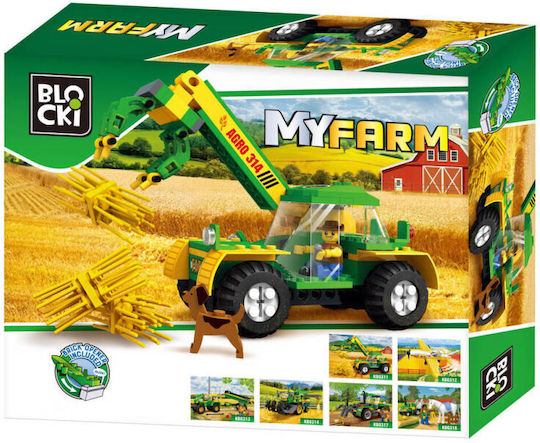Blocki Blocki Bauklötze Hebe-Traktor Für 6+ Jahre 136 Stück