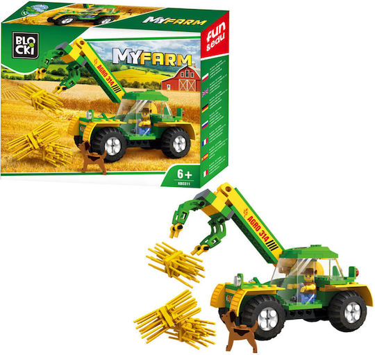Blocki Blocki Bauklötze Hebe-Traktor Für 6+ Jahre 136 Stück