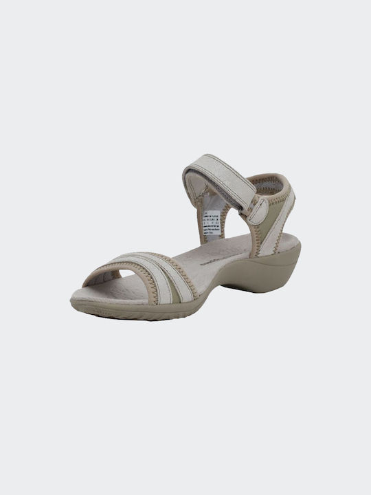 Hush Puppies Damen Flache Sandalen in Beige Farbe