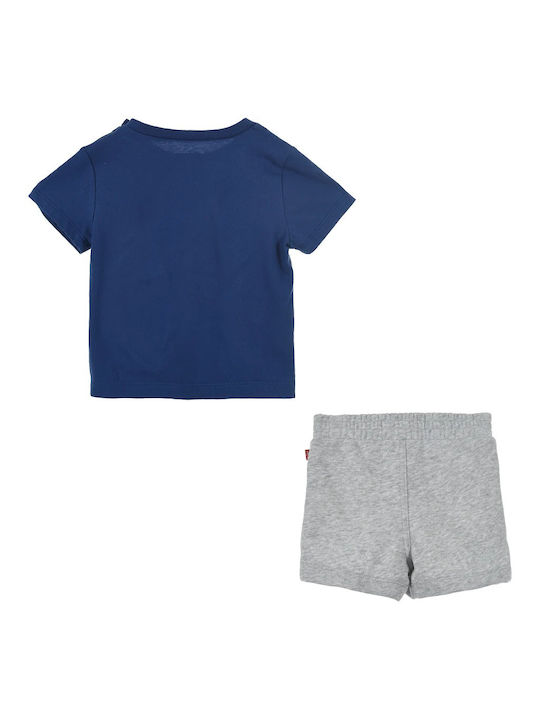 Levi's Kids Set with Shorts Summer 2pcs Blue