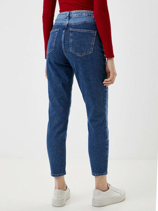 Only High Waist Women's Jean Trousers Medium Blue Denim