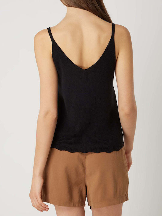 Only Women's Summer Blouse with Straps Black