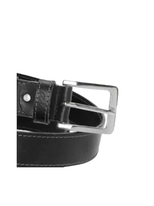 Lavor Men's Leather Belt Black