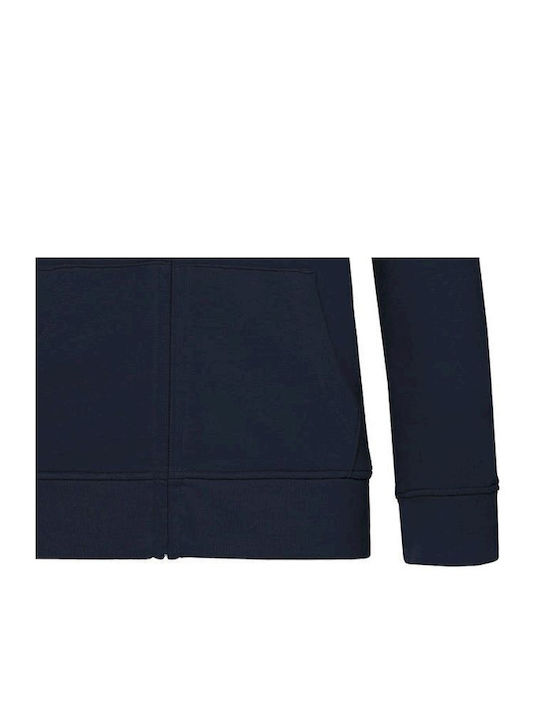 B&C Organic Zipped Navy Blue