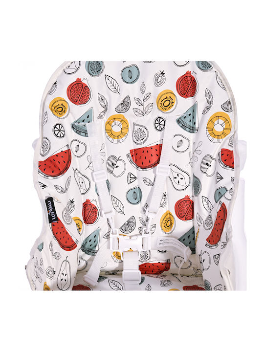 Lorelli Bonbon Foldable Baby Highchair Cloud Gray Elephant