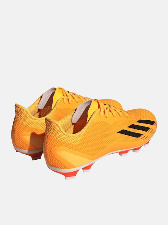 adidas X Speedportal.4 Football Shoes with Cleats Solar Gold / Core Black / Team Solar Orange