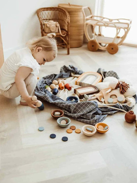 Play&go Детски Килими Син 140x140см