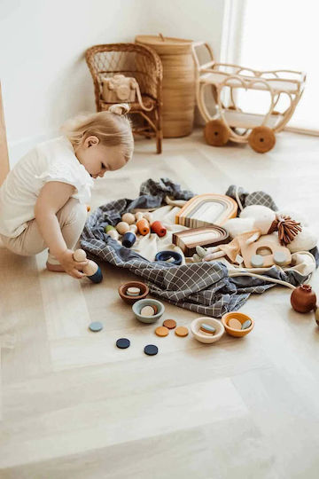 Play&go Детски Килими Син 140x140см Play&go Детски Килими Син 140x140см