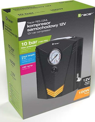 Tracer Τρόμπα Αυτοκινήτου RES-02ML με Καλώδιο Αναπτήρα 12V