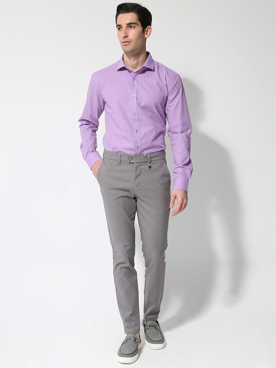 Tresor Men's Shirt Long Sleeve Purple