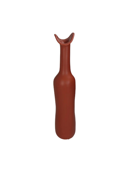 ArteLibre Decorative Vase Red 10x9.5x45cm