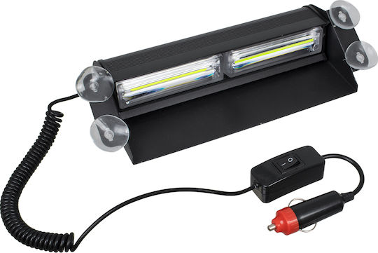Auto-Signalleiste LED 12 / 24V Wasserdicht 7cm mit Rot Beleuchtung