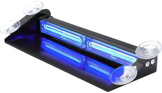 Auto-Signalleiste LED 12 / 24V Wasserdicht 7cm mit Rot Beleuchtung