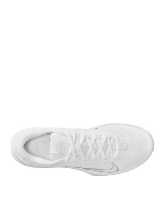 Nike Court Vapor Lite 2 Γυναικεία Παπούτσια Τένις για Όλα τα Γήπεδα White / Metallic Silver
