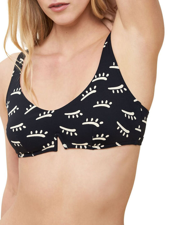 Bikini Set Sports Bra & Slip Bottom Black