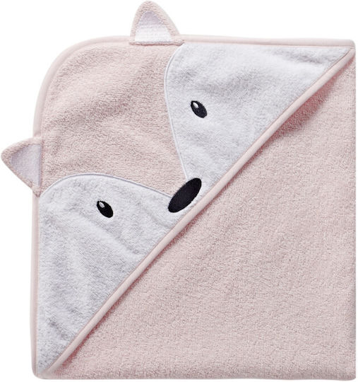 Kentia Baby Bath Towel-Bathrobe Hooded 75x75cm