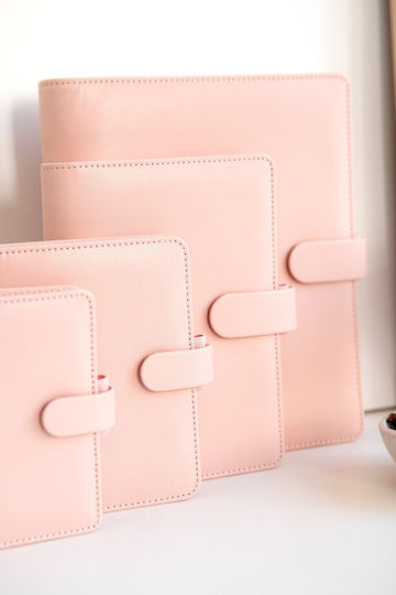 Filofax Ημερήσιο Organizer Filofax Saffiano A5 Ροζ Blush