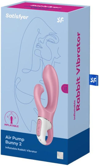 Satisfyer Air Pump Bunny 2 Δονητής Rabbit 21.5cm Ροζ